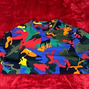 Muli-Color Camo Polo Shirt